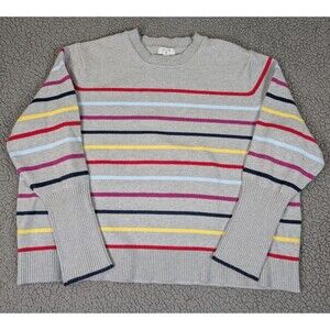 La Ligne Multicolor Striped Crew Neck Sweater